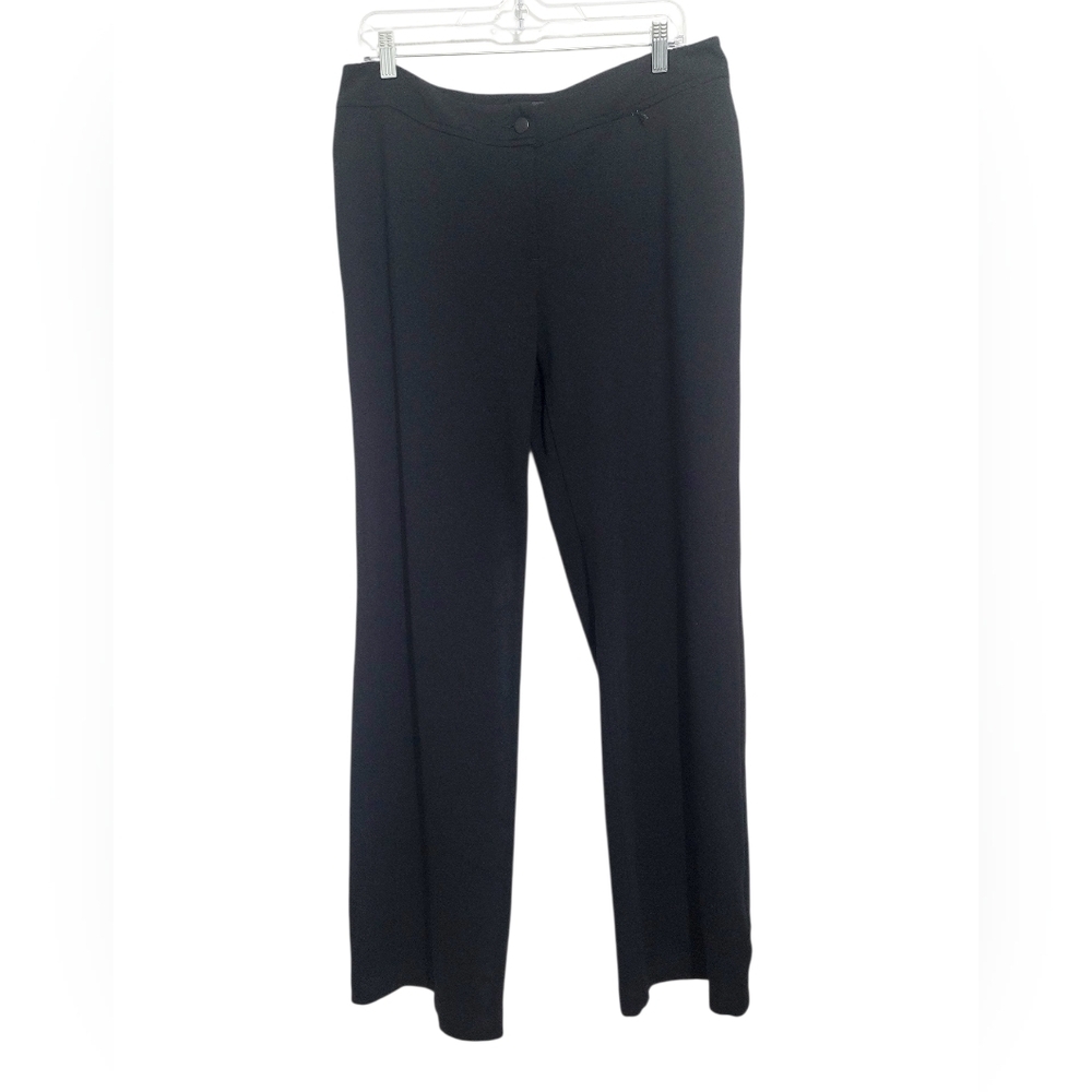 Eileen Fisher Women’s Black Stretch Pants Size Medium *small Line On Back*
